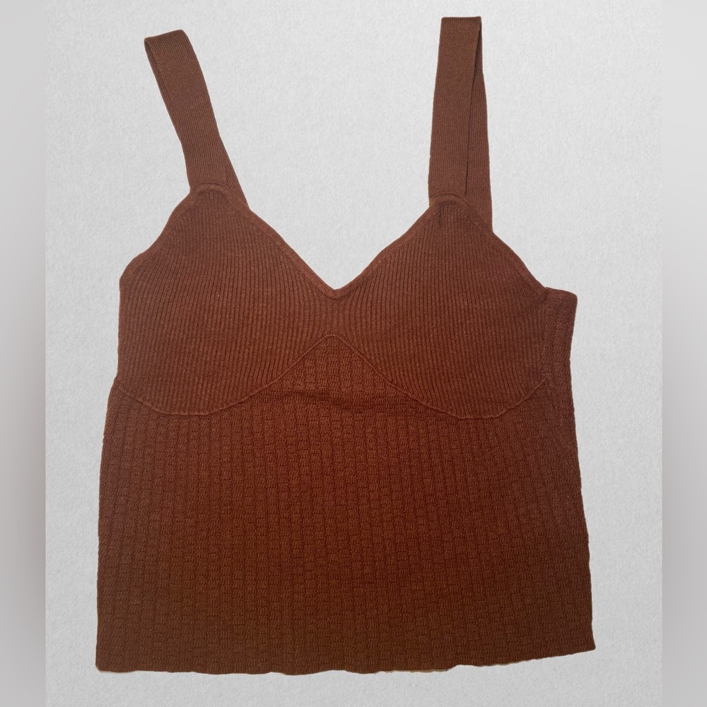 Ribbed Beachy Cropped Tank